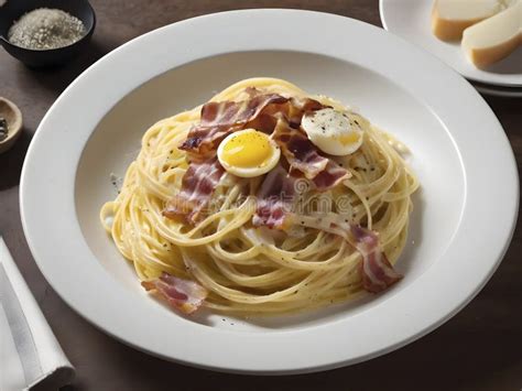  Spaghetti alla Carbonara: Umami Symphony Blending Rich Cheese and Smoky Pancetta!