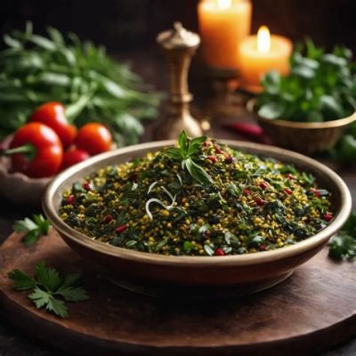  Ghormeh Sabzi! A Symphony of Aromatic Herbs and Tangy Pomegranate Molasses